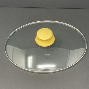 Rival Crock Pot 7‎ Quart Oval Replacement Glass Lid Crock-Pot White Model 3735